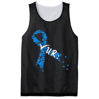 Check Your Colon Colorectal Cancer Awareness Mesh Reversible Basketball Jersey Tank