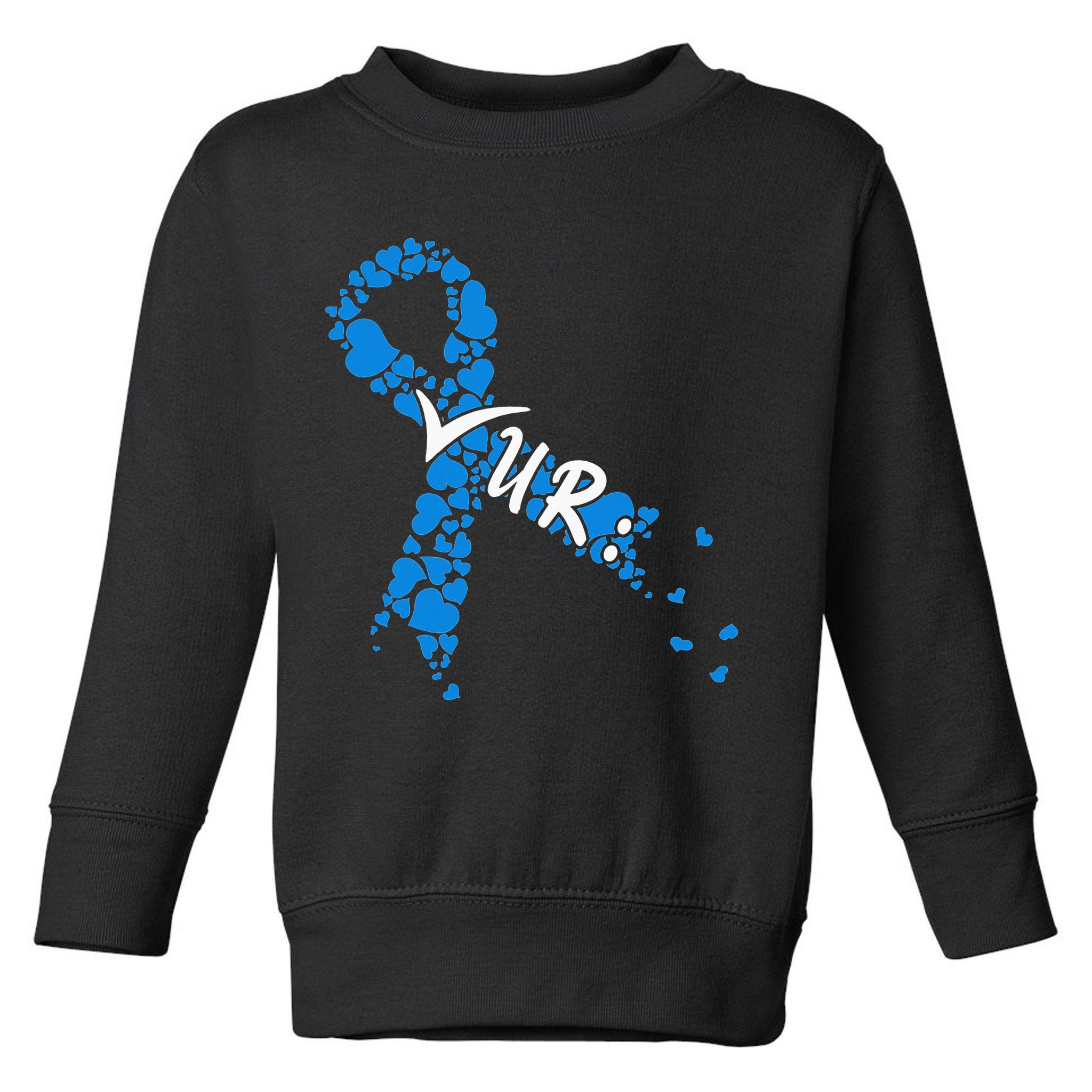 Check Your Colon Colorectal Cancer Awareness Toddler Sweatshirt