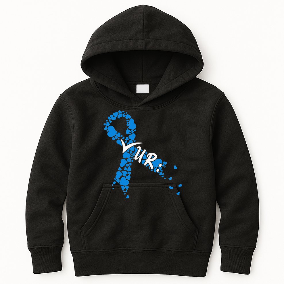 Check Your Colon Colorectal Cancer Awareness Kids Hoodie