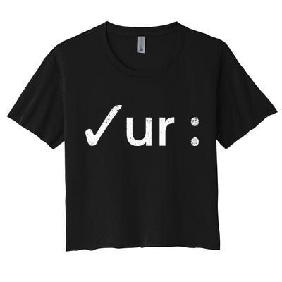 Check Your Colon Colonoscopies Cancer Awareness Crop Top