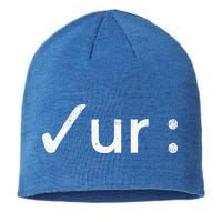 Check Your Colon Colonoscopies Cancer Awareness Sustainable Beanie