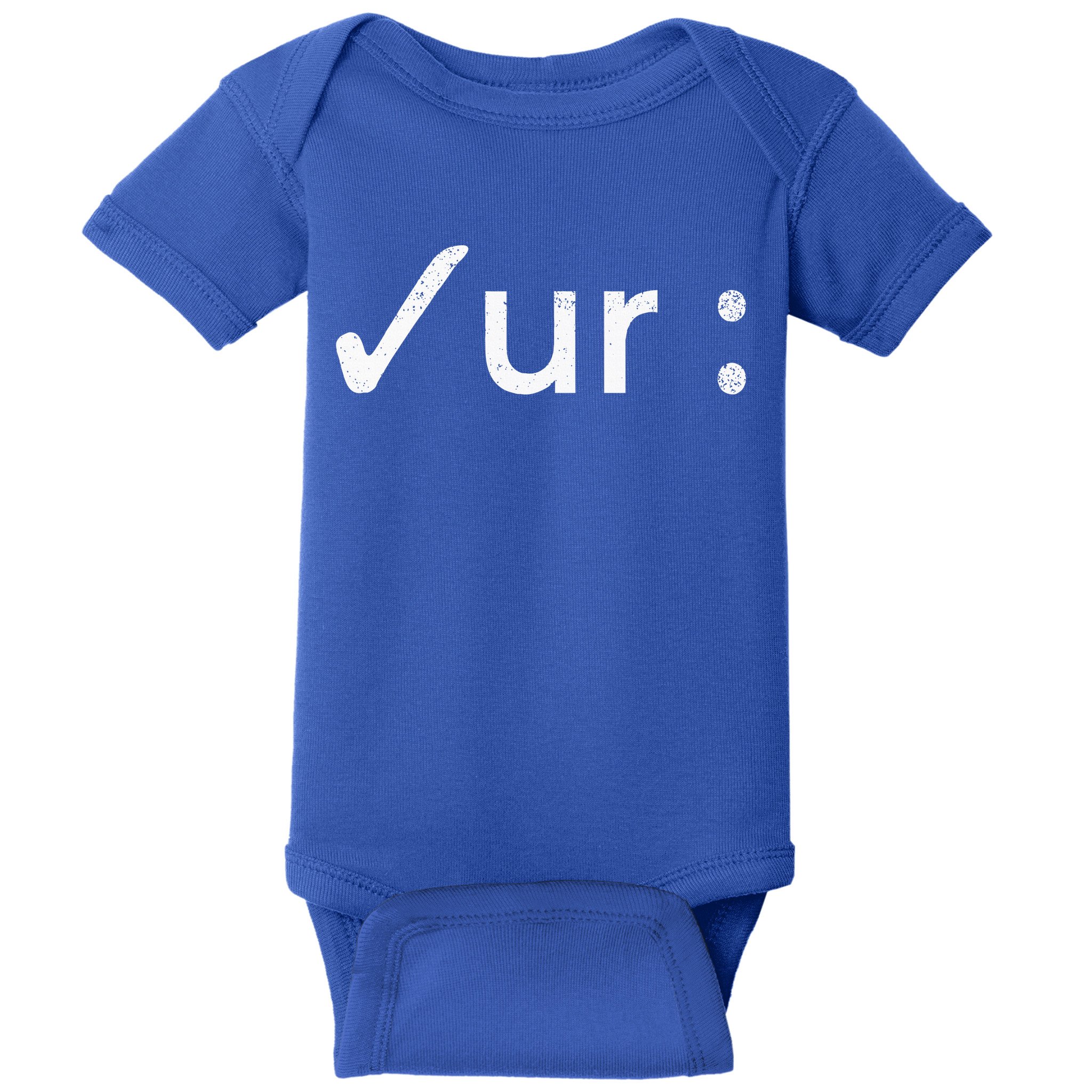 Check Your Colon Colonoscopies Cancer Awareness Baby Bodysuit