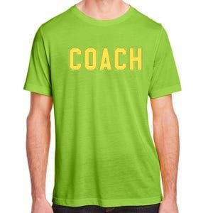 Coach Yellow Adult ChromaSoft Performance T-Shirt