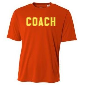 Coach Yellow Cooling Performance Crew T-Shirt