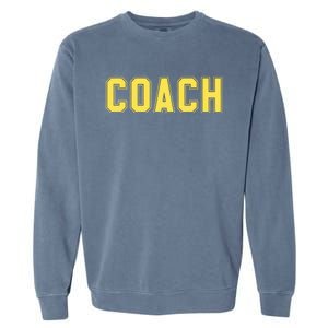 Coach Yellow Garment-Dyed Sweatshirt