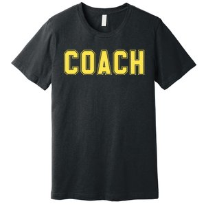 Coach Yellow Premium T-Shirt