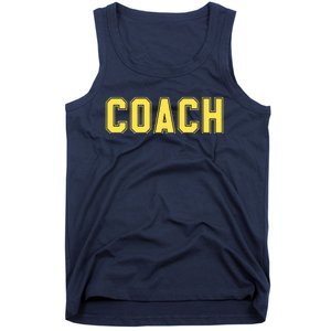 Coach Yellow Tank Top