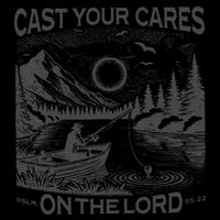Cast Your Cares On The Lord Man Christian Fishing Fisherman Backpack