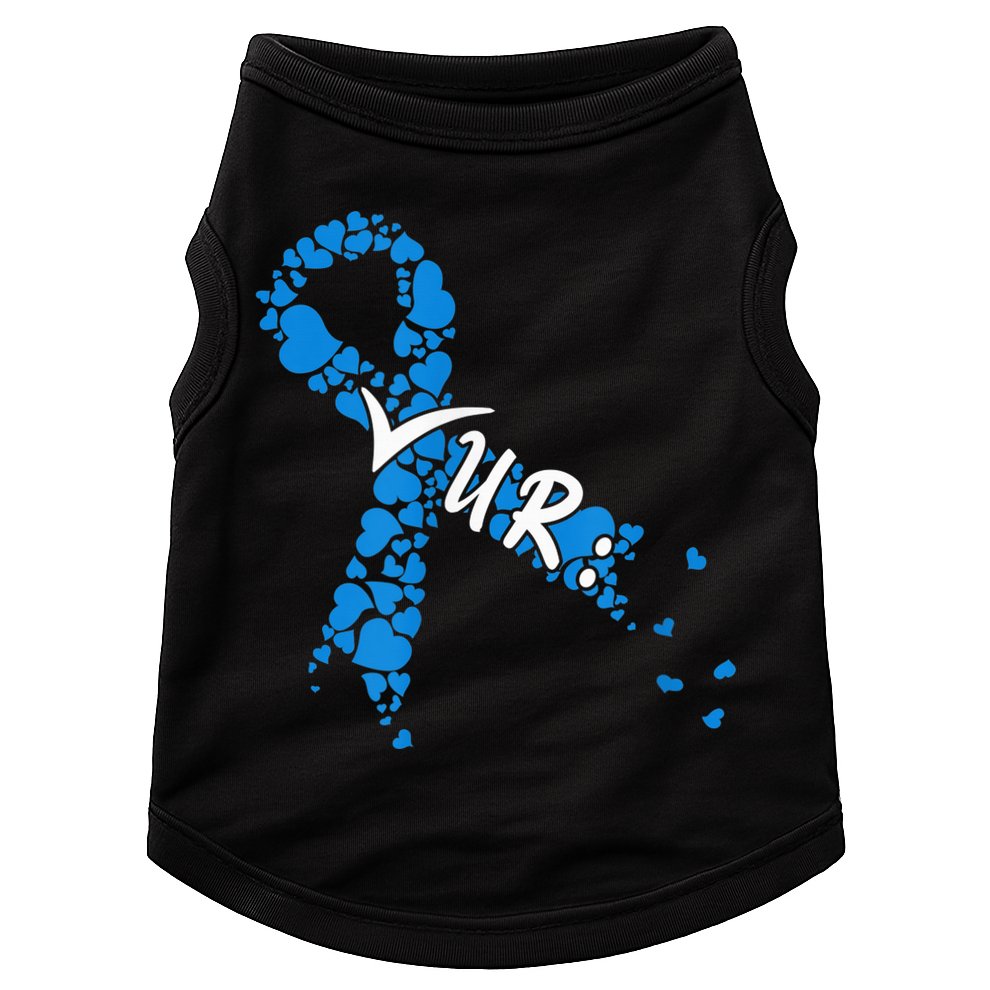 Check Your Colon Colorectal Cancer Awareness Doggie Tank