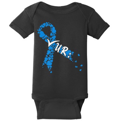 Check Your Colon Colorectal Cancer Awareness Baby Bodysuit