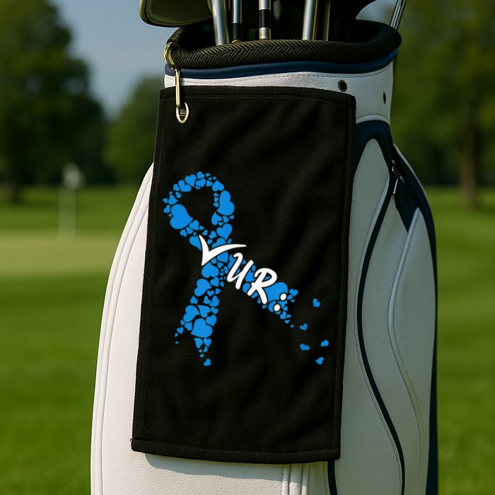 Check Your Colon Colorectal Cancer Awareness Golf Towel