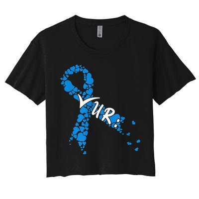 Check Your Colon Colorectal Cancer Awareness Crop Top