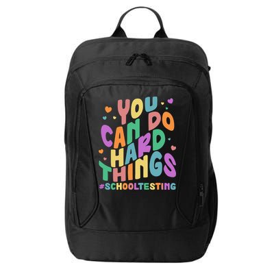Cute You Can Do Hard Things #School Testing City Backpack