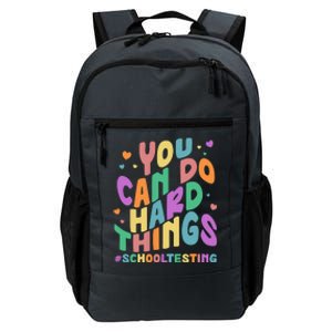 Cute You Can Do Hard Things #School Testing Daily Commute Backpack