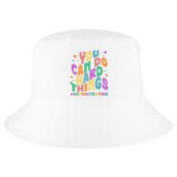 Cute You Can Do Hard Things #School Testing Cool Comfort Performance Bucket Hat