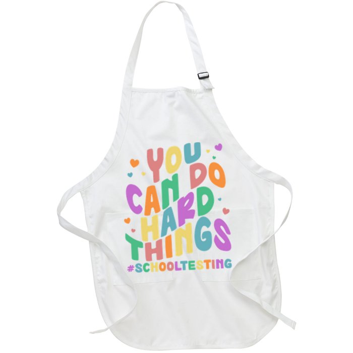 Cute You Can Do Hard Things #School Testing Apron