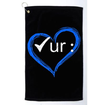 Check Your Colon Colorectal Cancer Awareness Golf Towel