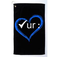 Check Your Colon Colorectal Cancer Awareness Golf Towel