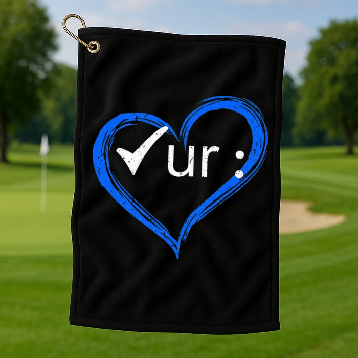 Check Your Colon Colorectal Cancer Awareness Golf Towel