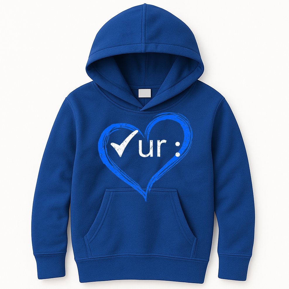 Check Your Colon Colorectal Cancer Awareness Kids Hoodie