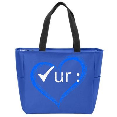 Check Your Colon Colorectal Cancer Awareness Zip Tote Bag
