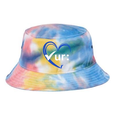 Check Your Colon Cancer Awareness Heart Tie Dye Newport Bucket Hat