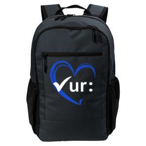 Check Your Colon Cancer Awareness Heart Daily Commute Backpack