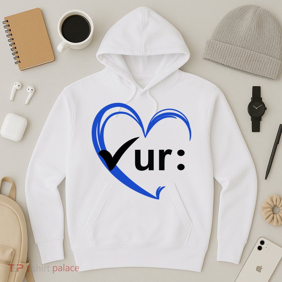 Check Your Colon Cancer Awareness Heart Hoodie