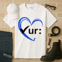 Check Your Colon Cancer Awareness Heart Tall T-Shirt