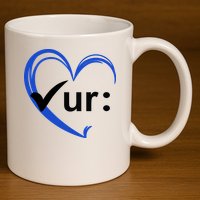 Check Your Colon Cancer Awareness Heart 11oz C Handle Ceramic Mug