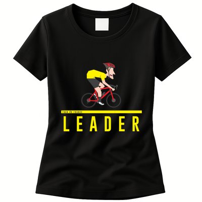 Cyclist Yellow Womens T-Shirt