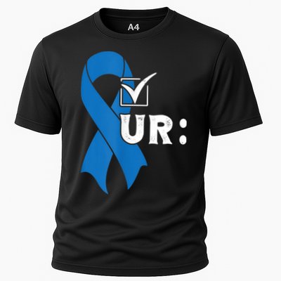 Check Your Colon Colonoscopies Colon Cancer Awareness Performance Shirt