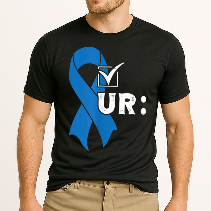 Check Your Colon Colonoscopies Colon Cancer Awareness Cooling Performance Crew T-Shirt