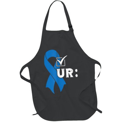 Check Your Colon Colonoscopies Colon Cancer Awareness Apron