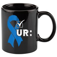 Check Your Colon Colonoscopies Colon Cancer Awareness 11oz C Handle Ceramic Mug