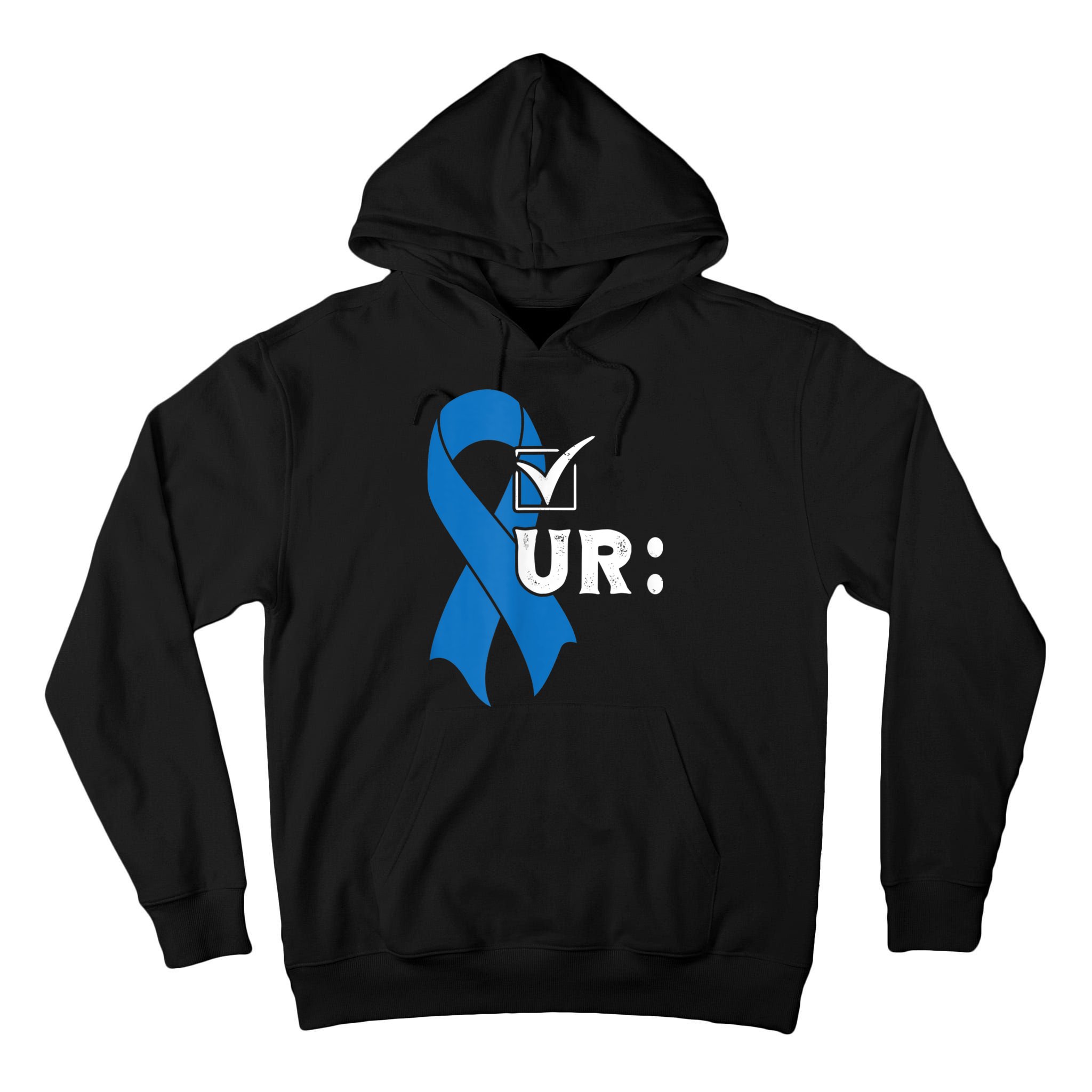 Check Your Colon Colonoscopies Colon Cancer Awareness Tall Hoodie