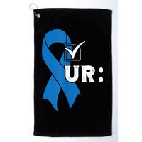 Check Your Colon Colonoscopies Colon Cancer Awareness Golf Towel