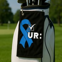 Check Your Colon Colonoscopies Colon Cancer Awareness Golf Towel