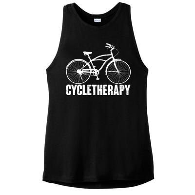 Cycletherapy Bicycle Fan Ladies PosiCharge Tri-Blend Wicking Tank