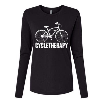 Cycletherapy Bicycle Fan Womens Cotton Relaxed Long Sleeve T-Shirt