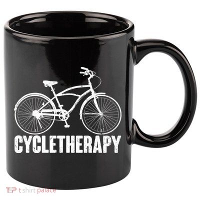 Cycletherapy Bicycle Fan 11oz C Handle Ceramic Mug