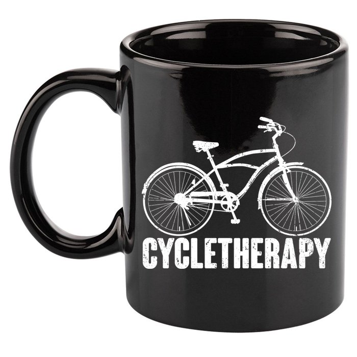 Cycletherapy Bicycle Fan 11oz C Handle Ceramic Mug