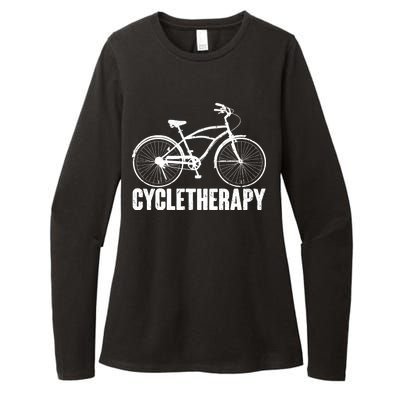 Cycletherapy Bicycle Fan Womens CVC Long Sleeve Shirt