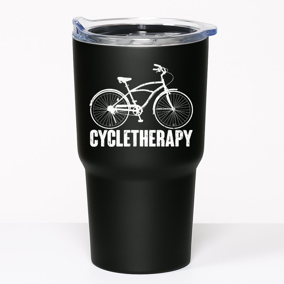 Cycletherapy Bicycle Fan Tumbler