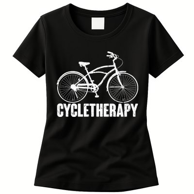 Cycletherapy Bicycle Fan Womens T-Shirt