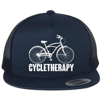 Cycletherapy Bicycle Fan Flat Bill Trucker Hat