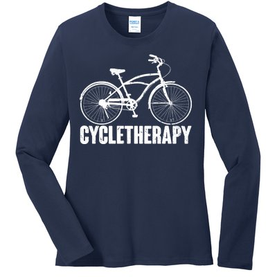 Cycletherapy Bicycle Fan Ladies Long Sleeve Shirt