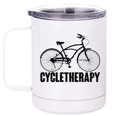 Cycletherapy Bicycle Fan 12 oz Stainless Steel Tumbler Cup