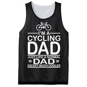 Cycling Dad , Like Normal Dad Except Much Cooler Mesh Reversible Basketball Jersey Tank