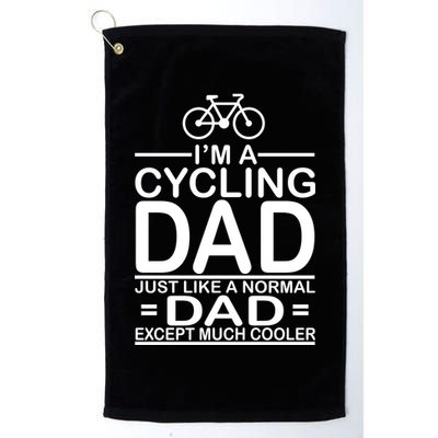 Cycling Dad , Like Normal Dad Except Much Cooler Golf Towel